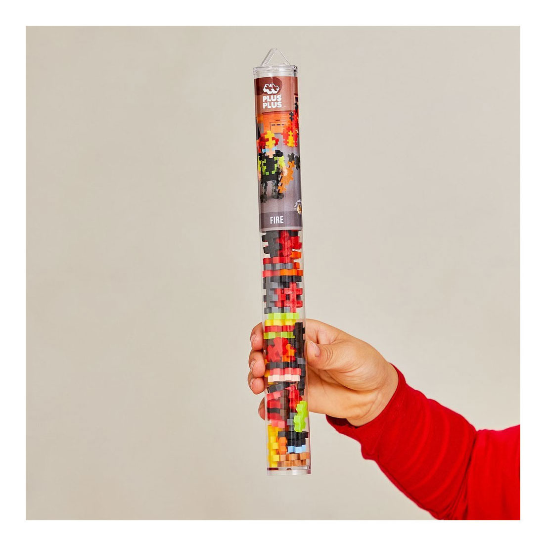 Plus-Plus Brandweer Tube Bouwset - 100st.