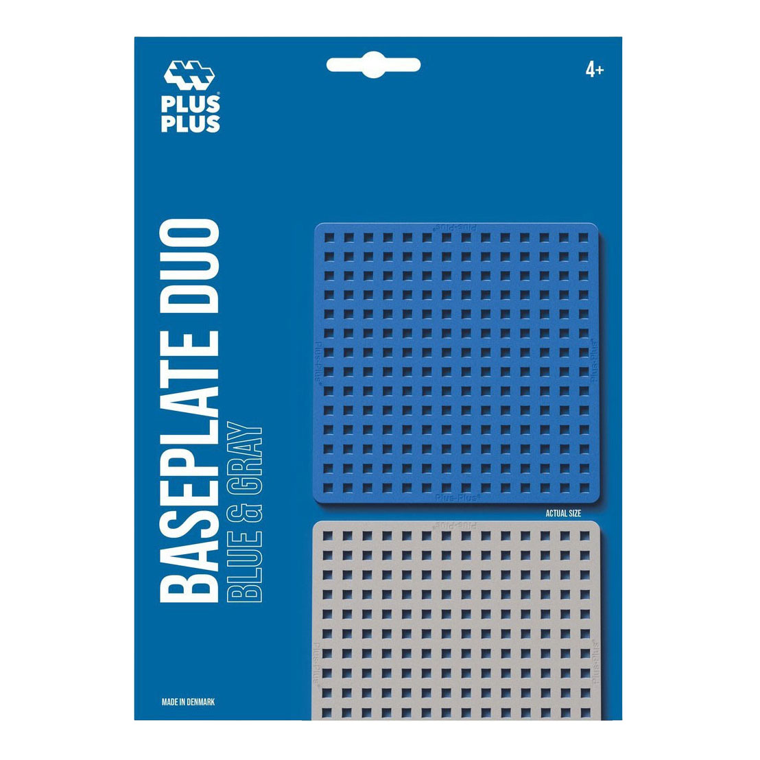 Plus-Plus Bouwplaat Blauw/Grijs - 2st.