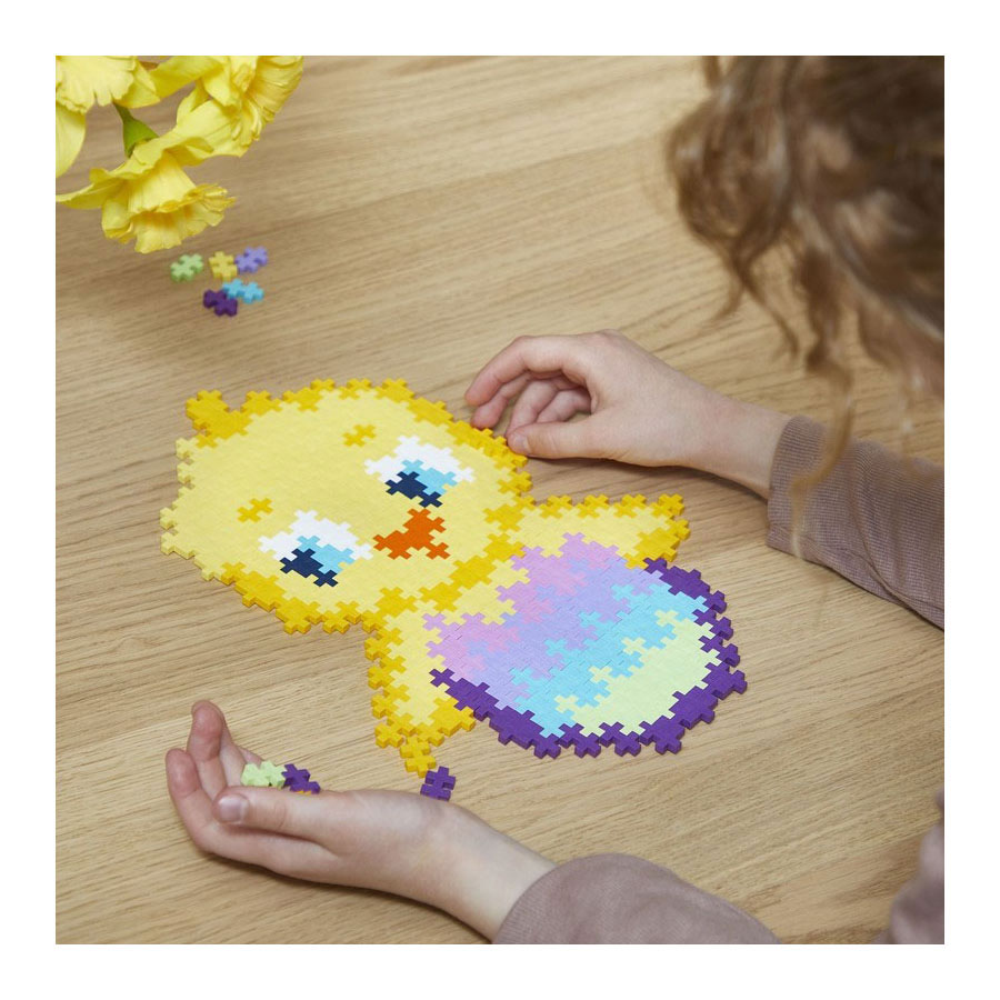 Plus-Plus Puzzelen op Nummer Kuiken - 250st.