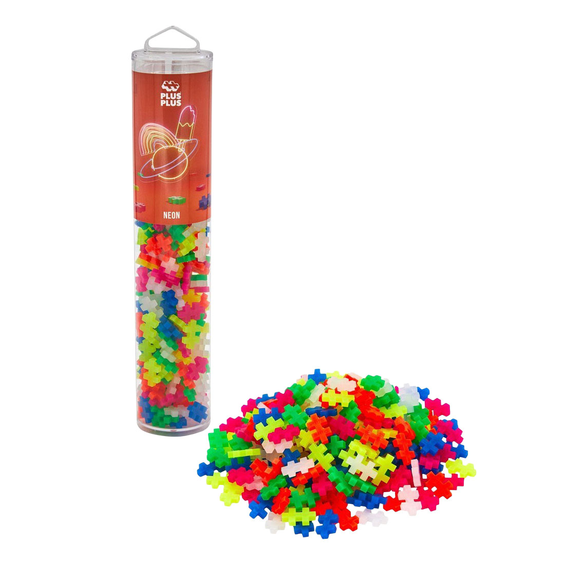 Plus-Plus Neon Tube Bouwset - 240st.