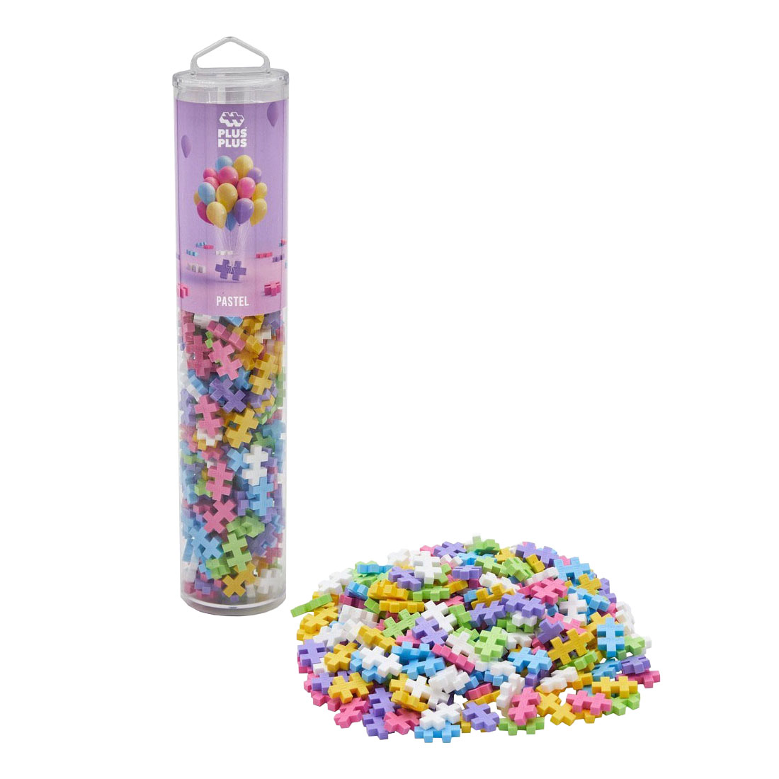 Plus-Plus Pastel Tube Bouwset - 240st.