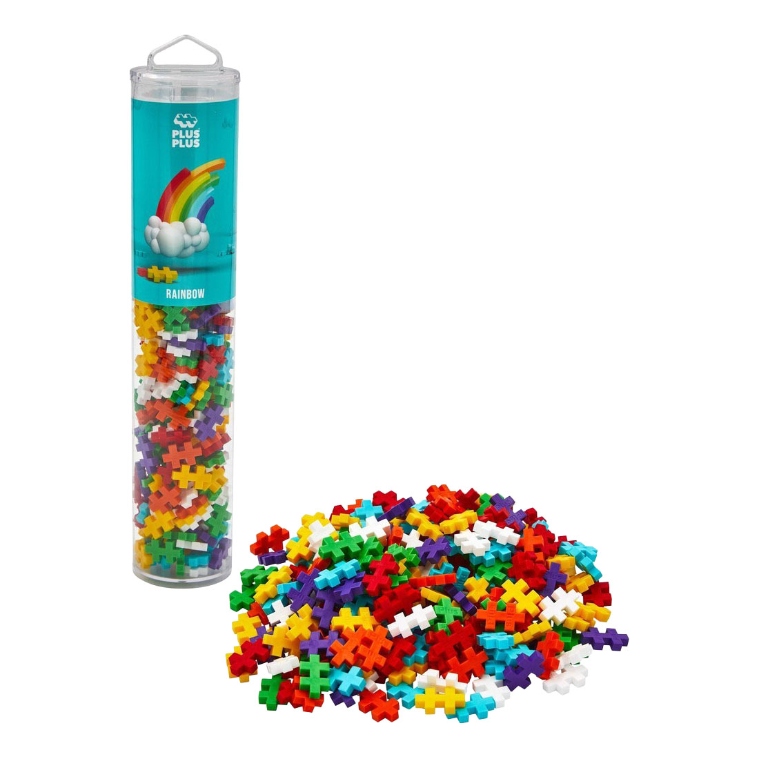 Plus-Plus Regenboog Tube Bouwset - 240st.