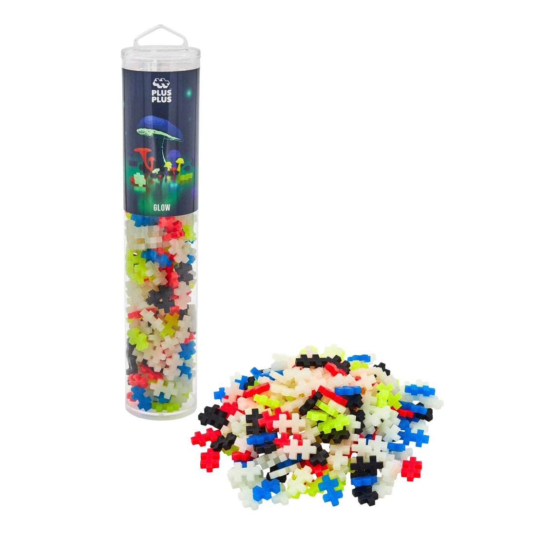 Plus-Plus Glow Tube Bouwset - 240st.