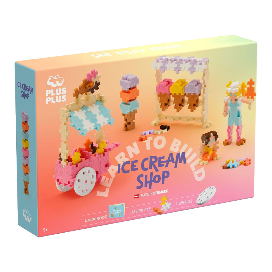 Plus-Plus Learn To Build Ice Cream Shop - 285st.