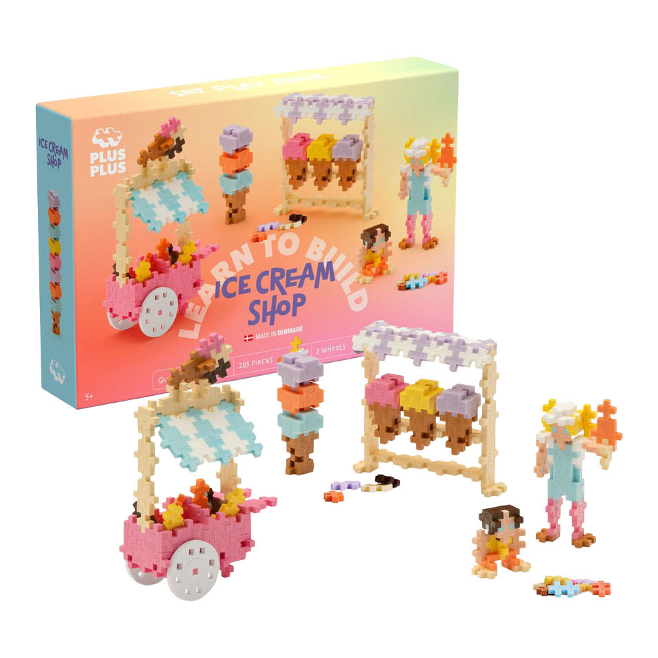 Plus-Plus Learn To Build Ice Cream Shop - 285st.