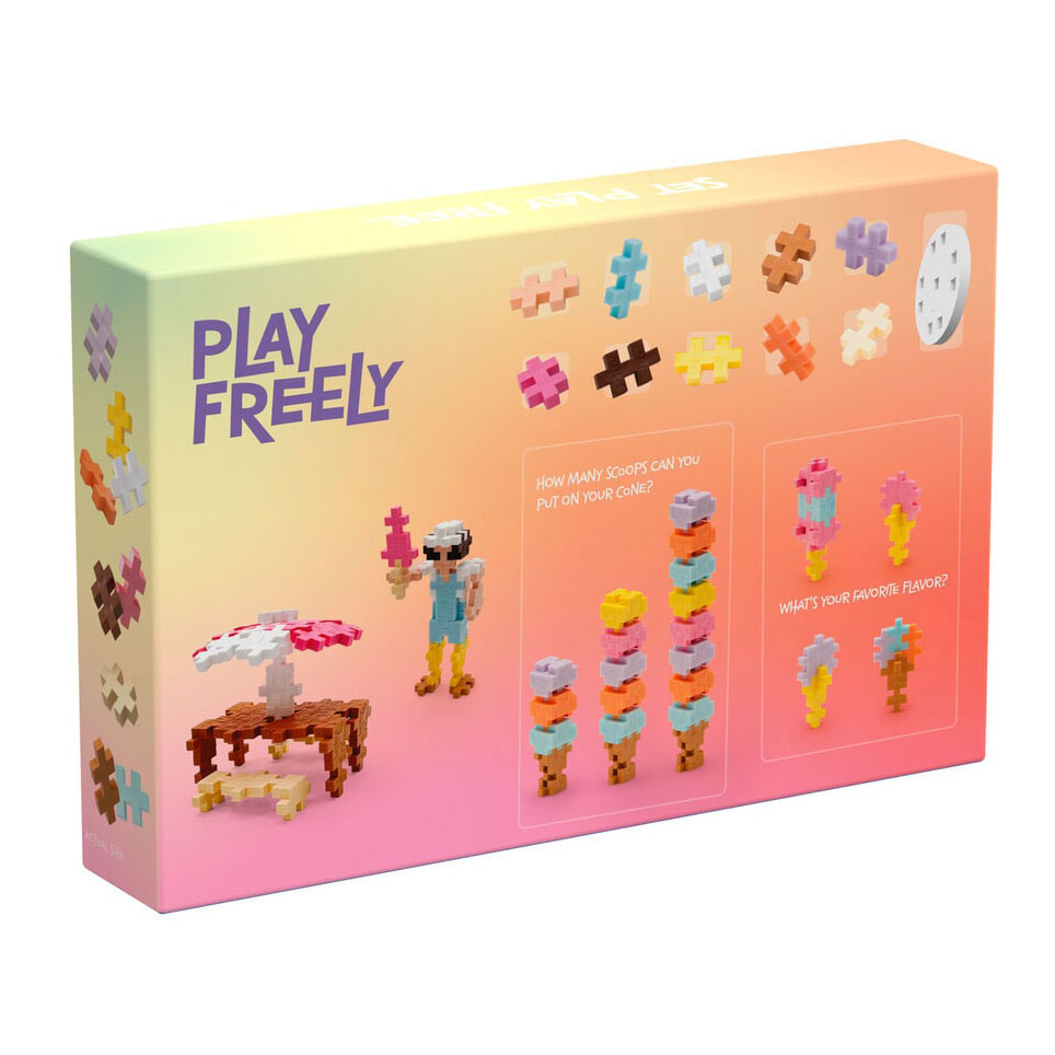 Plus-Plus Learn To Build Ice Cream Shop - 285st.
