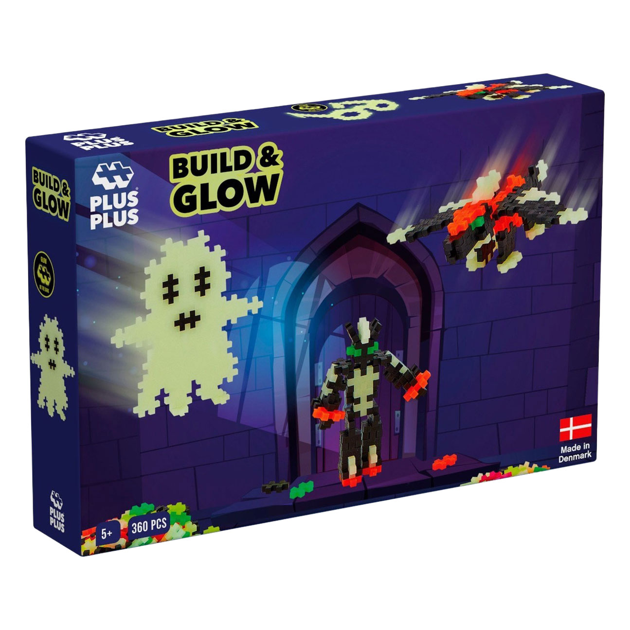 Plus-Plus Build And Glow Bouwset - 360st.