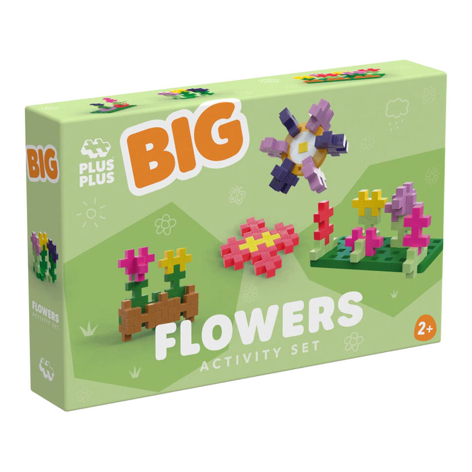 Plus-Plus BIG Activity Bloemen - 40st.