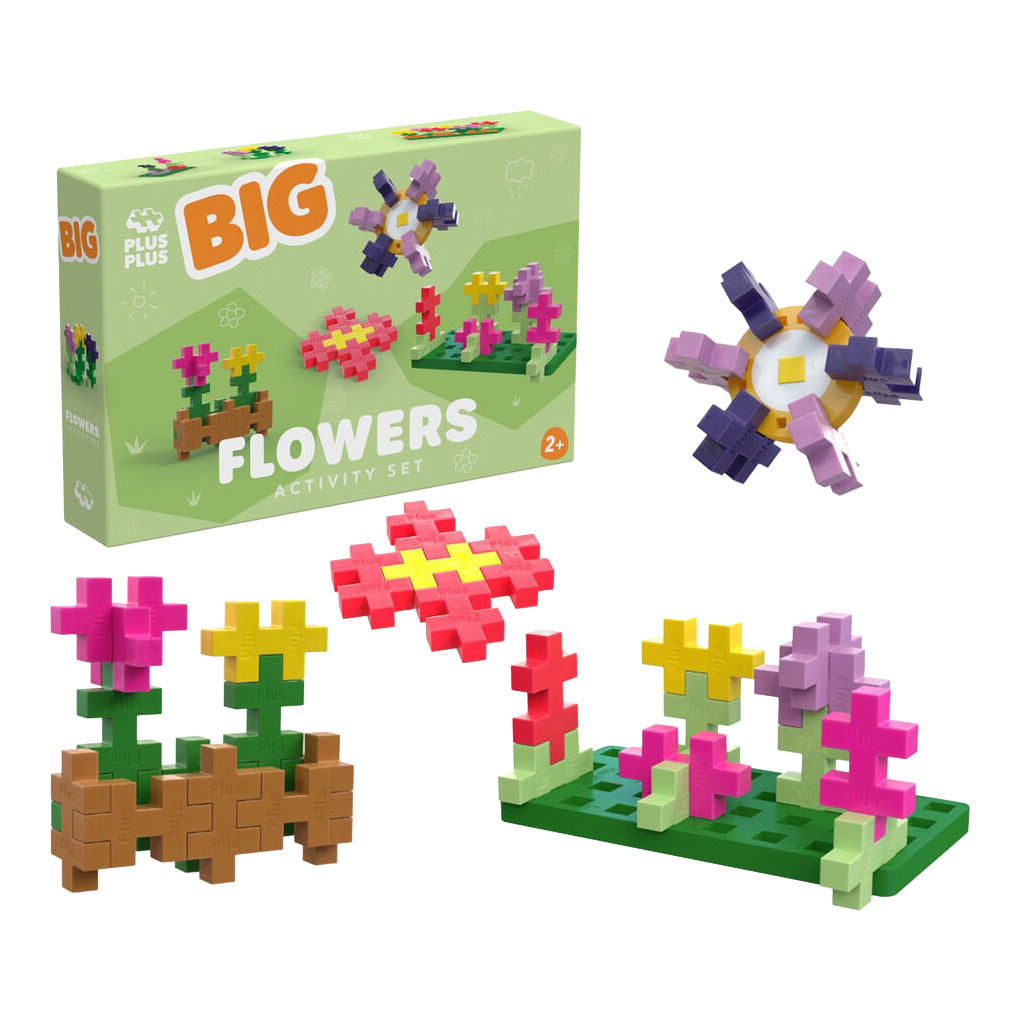Plus-Plus BIG Activity Bloemen - 40st.