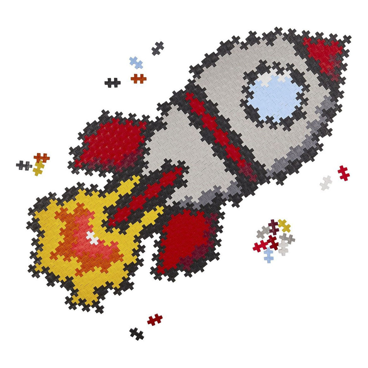 Plus-Plus Puzzelen op Nummer Raket - 500st.