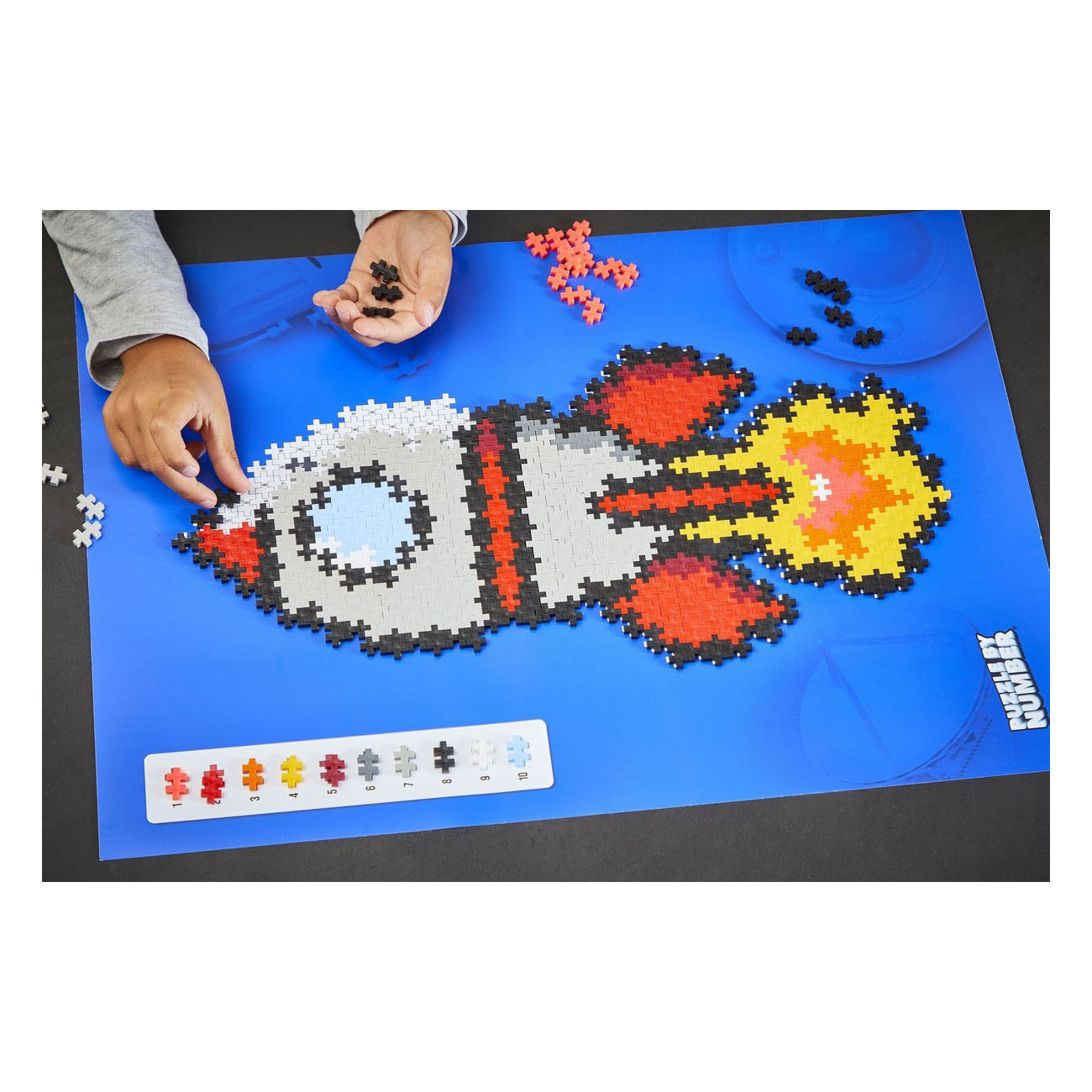 Plus-Plus Puzzelen op Nummer Raket - 500st.