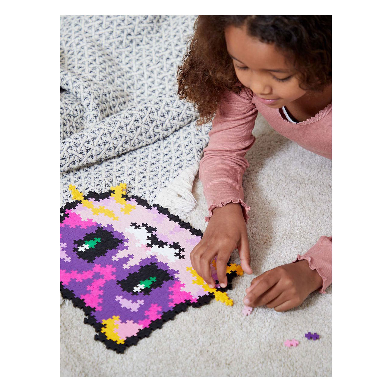 Plus-Plus Puzzelen op Nummer Number Kat Poes - 500st.