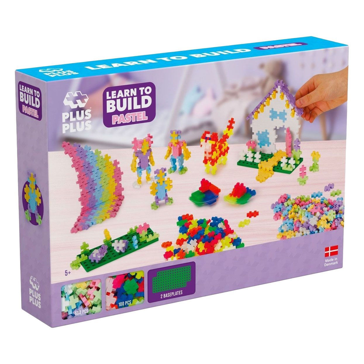 Plus-Plus Learn to Build Pastel - 600st.