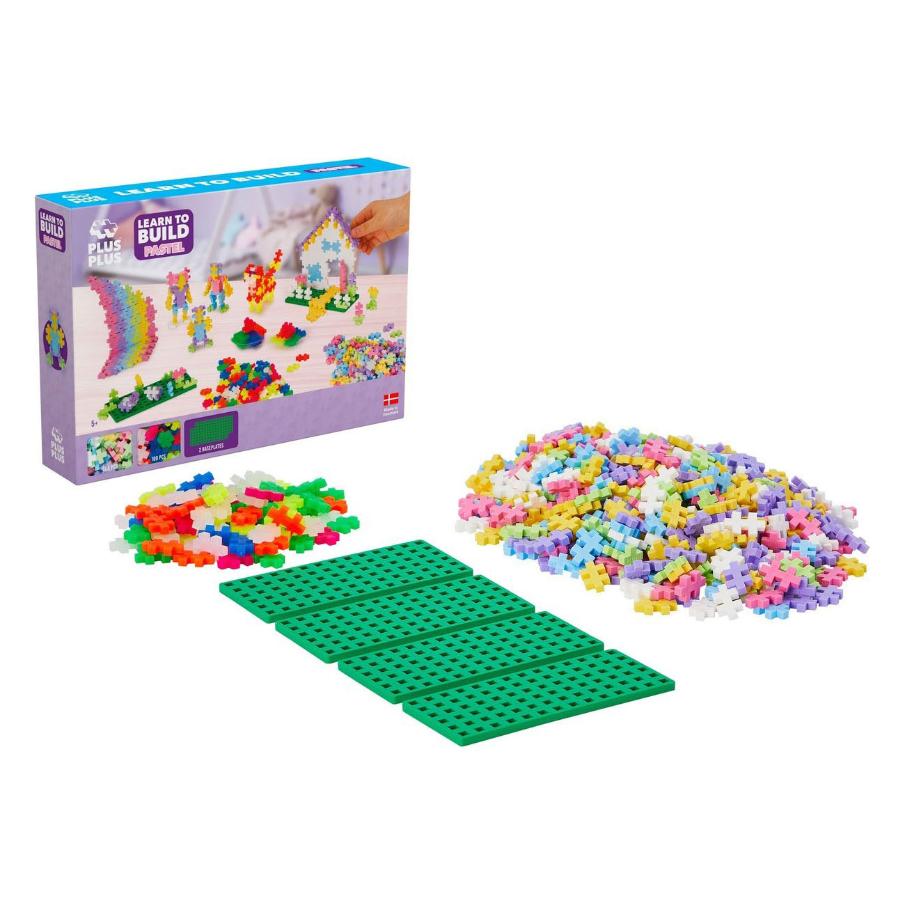 Plus-Plus Learn to Build Pastel - 600st.