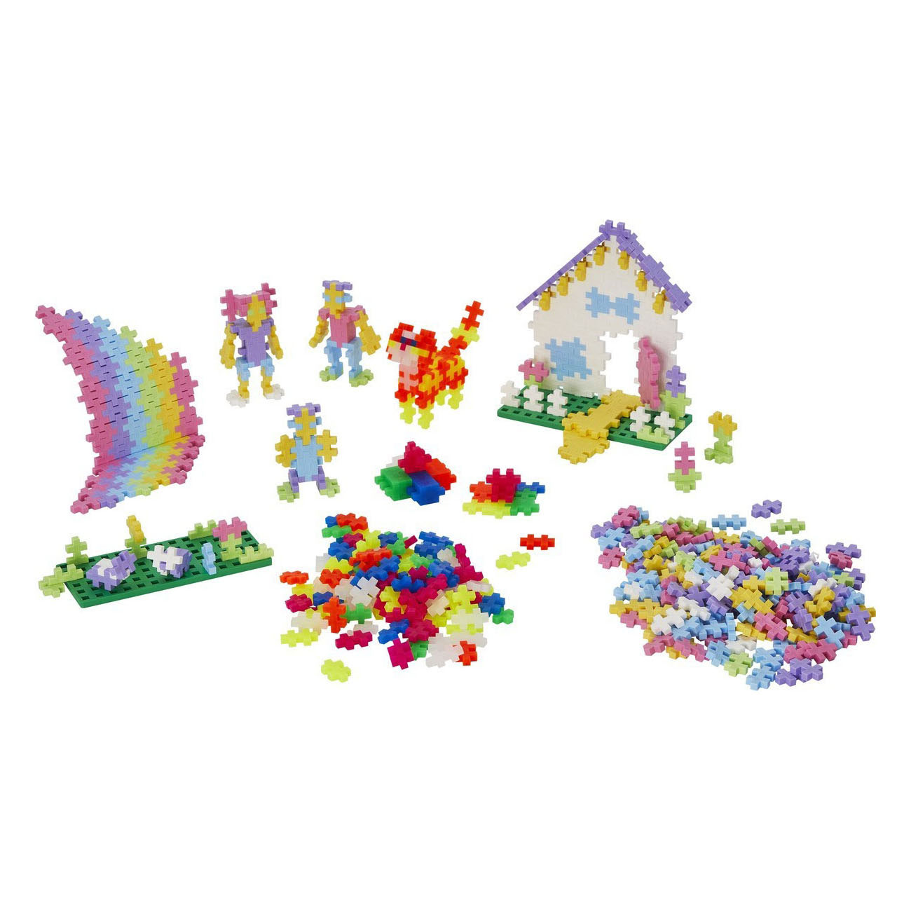 Plus-Plus Learn to Build Pastel - 600st.