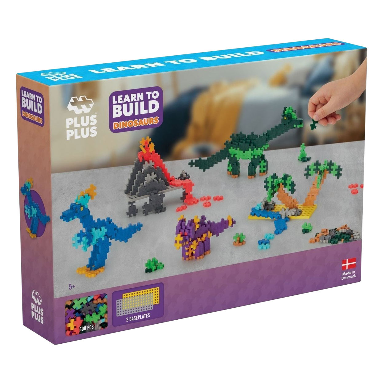 Plus-Plus Learn to Build Dino's - 600st.