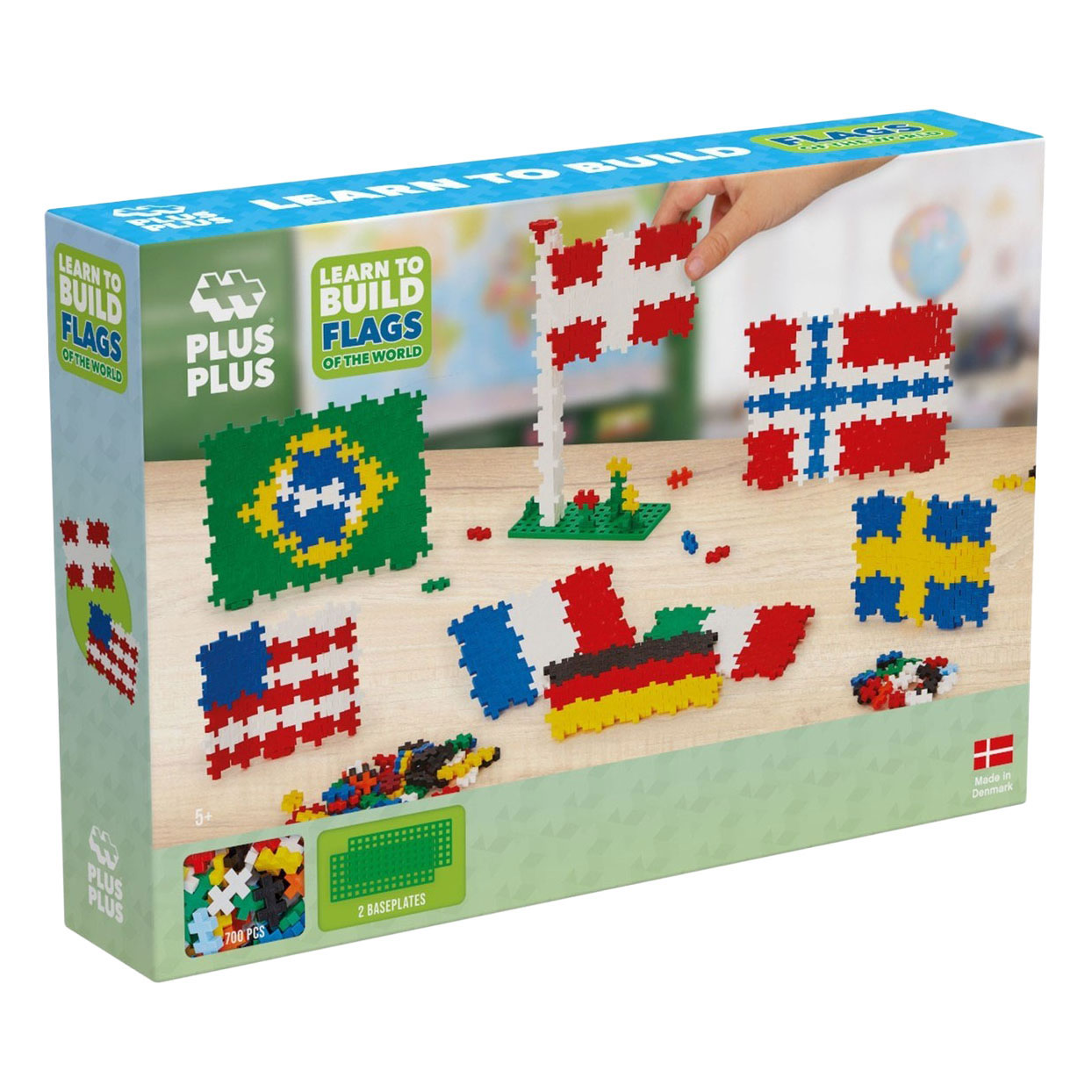 Plus-Plus Learn to Build Vlaggen - 700st.