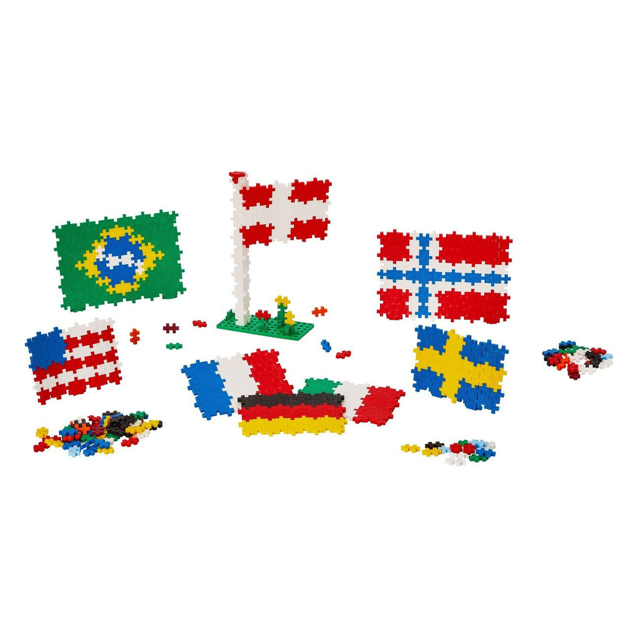 Plus-Plus Learn to Build Vlaggen - 700st.