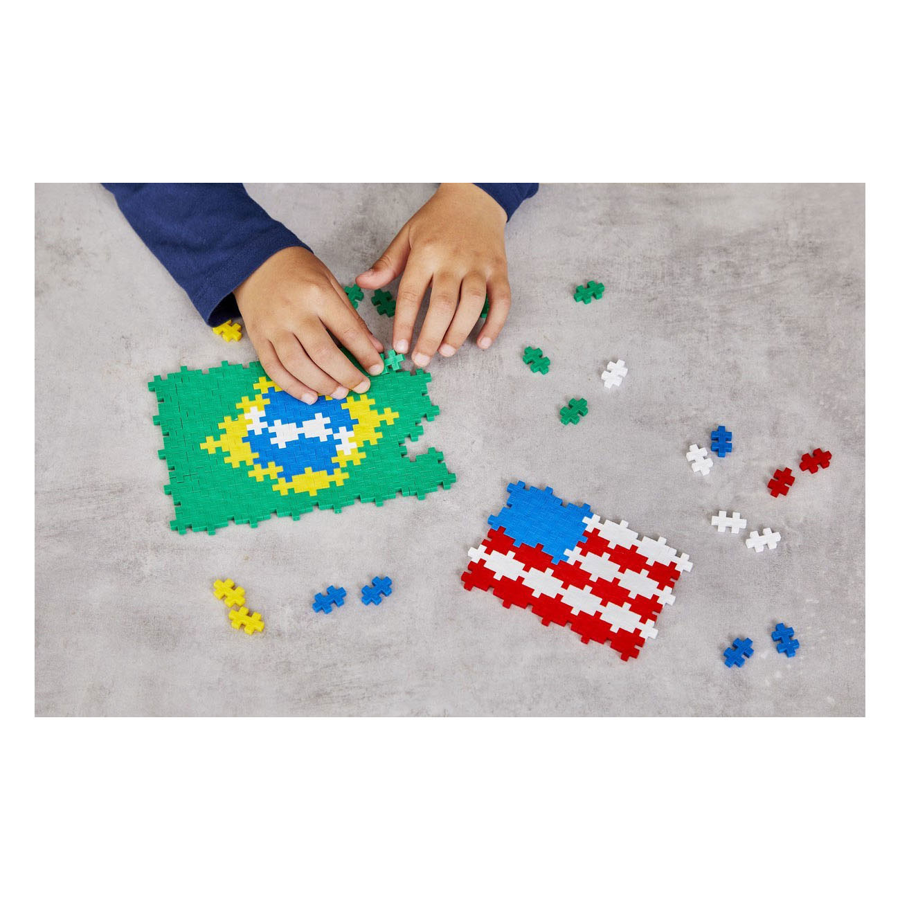 Plus-Plus Learn to Build Vlaggen - 700st.
