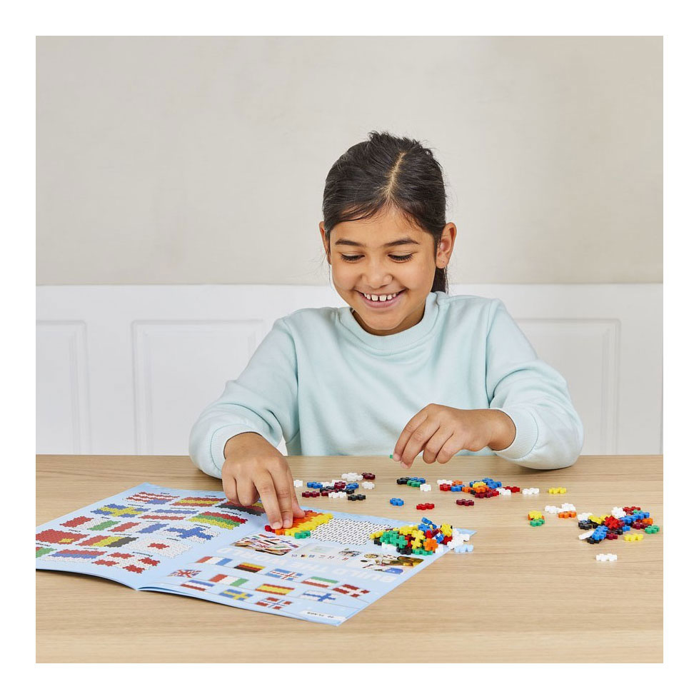 Plus-Plus Learn to Build Vlaggen - 700st.