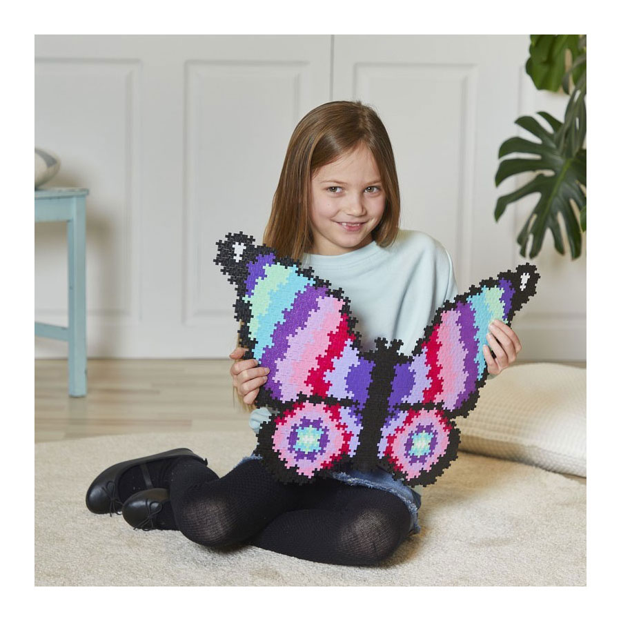 Plus-Plus Puzzelen op Nummer Vlinder - 800st.