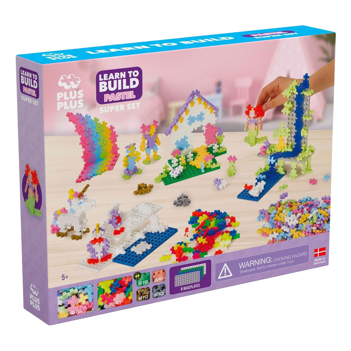 Plus-Plus Learn to Build Pastel - 1200st.