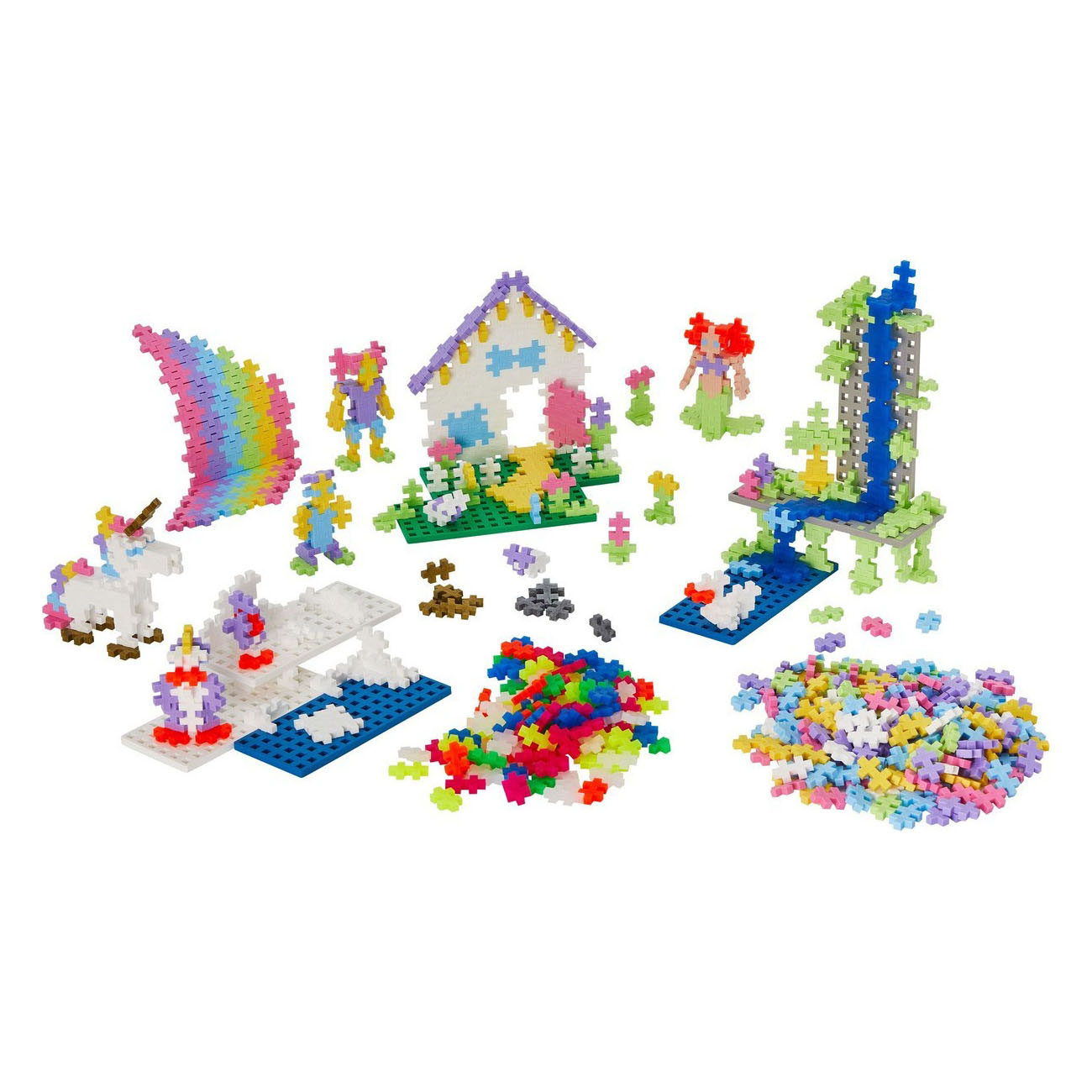 Plus-Plus Learn to Build Pastel - 1200st.