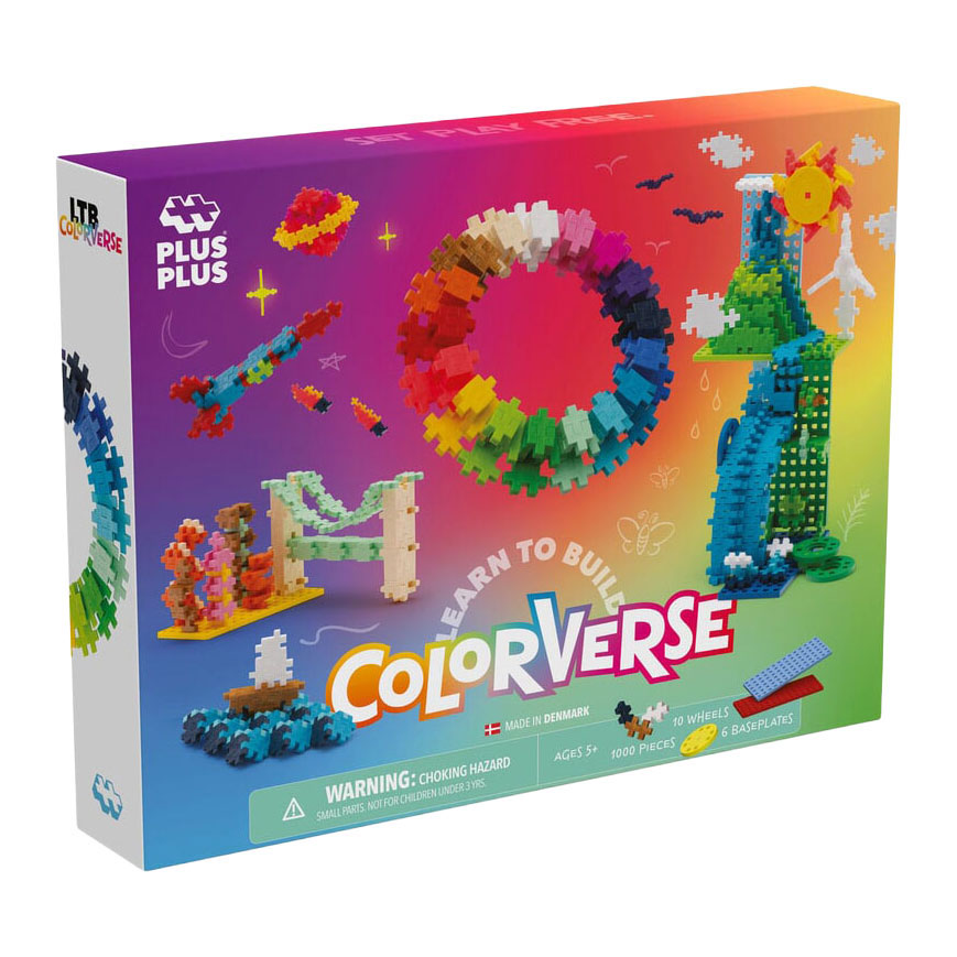 Plus-Plus Learn to build Colorverse Super Set - 1000st.