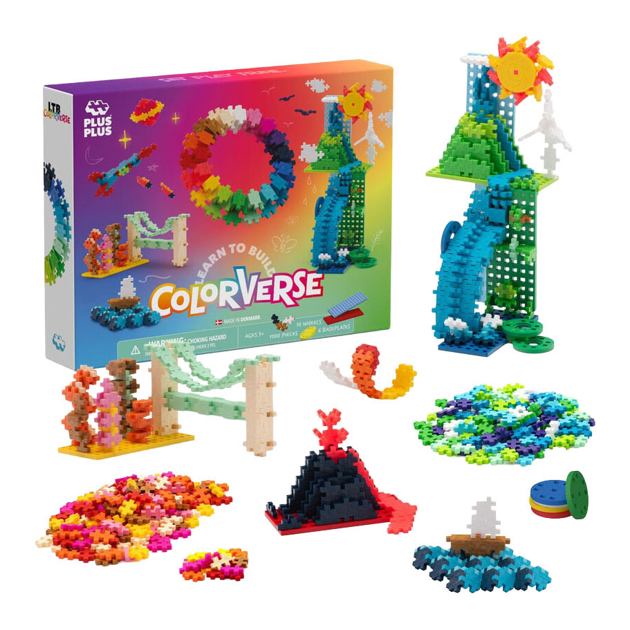 Plus-Plus Learn to build Colorverse Super Set - 1000st.