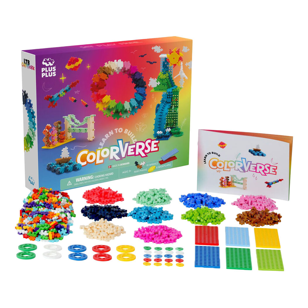 Plus-Plus Learn to build Colorverse Super Set - 1000st.