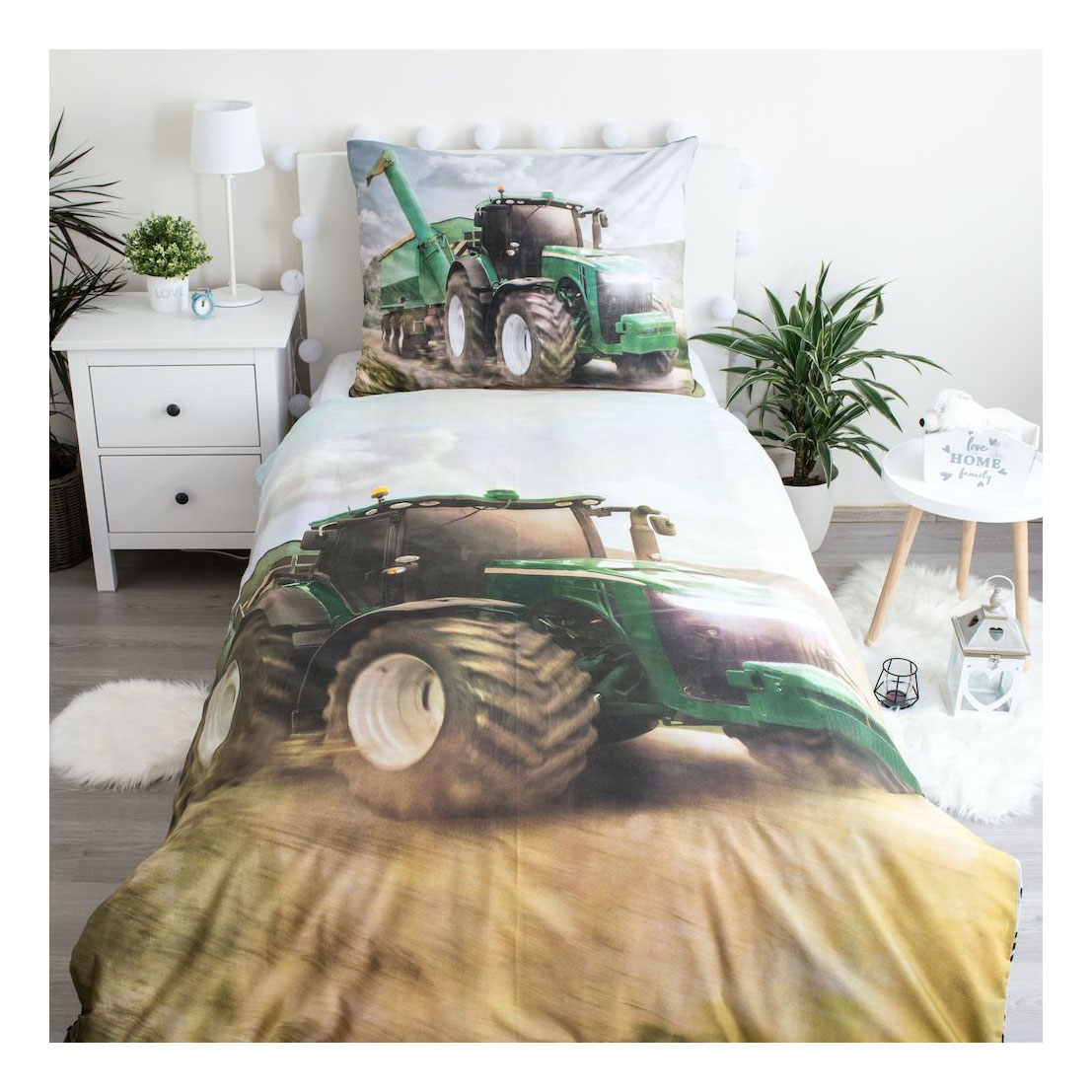 Bettbezug Traktor
