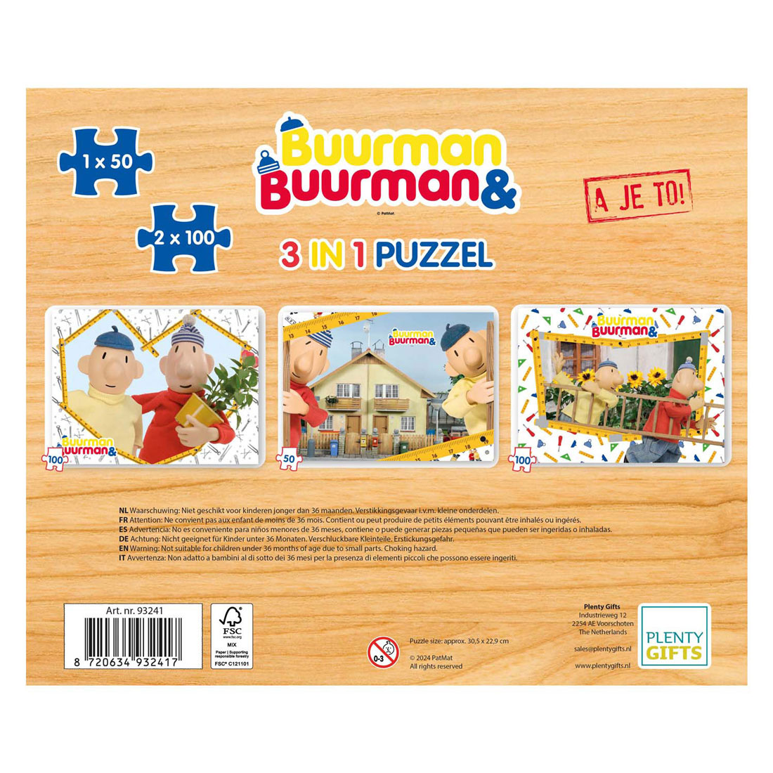 Buurman en Buurman Puzzel 3in1