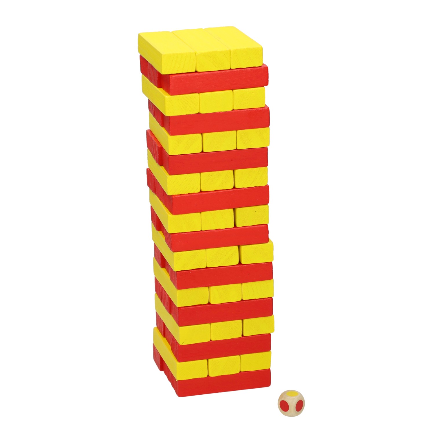 Nachbar & Nachbar Stapelturm-Spiel mit Würfeln