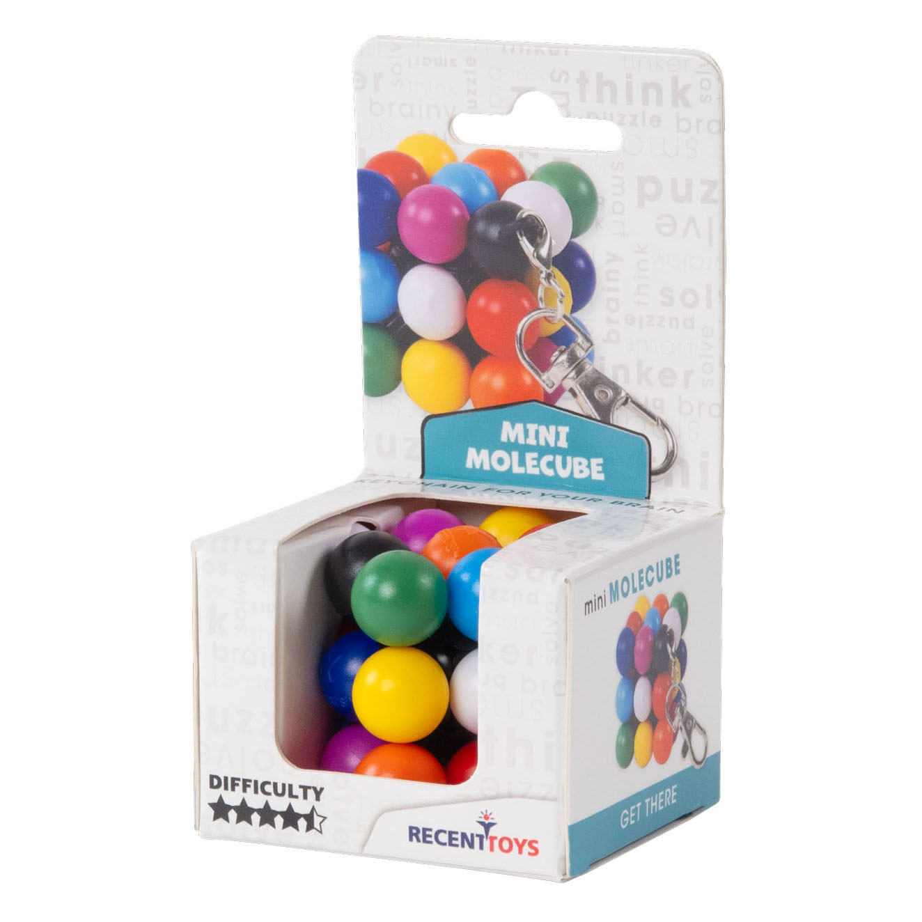 Porte-clés Mini Molecube Puzzle Cube