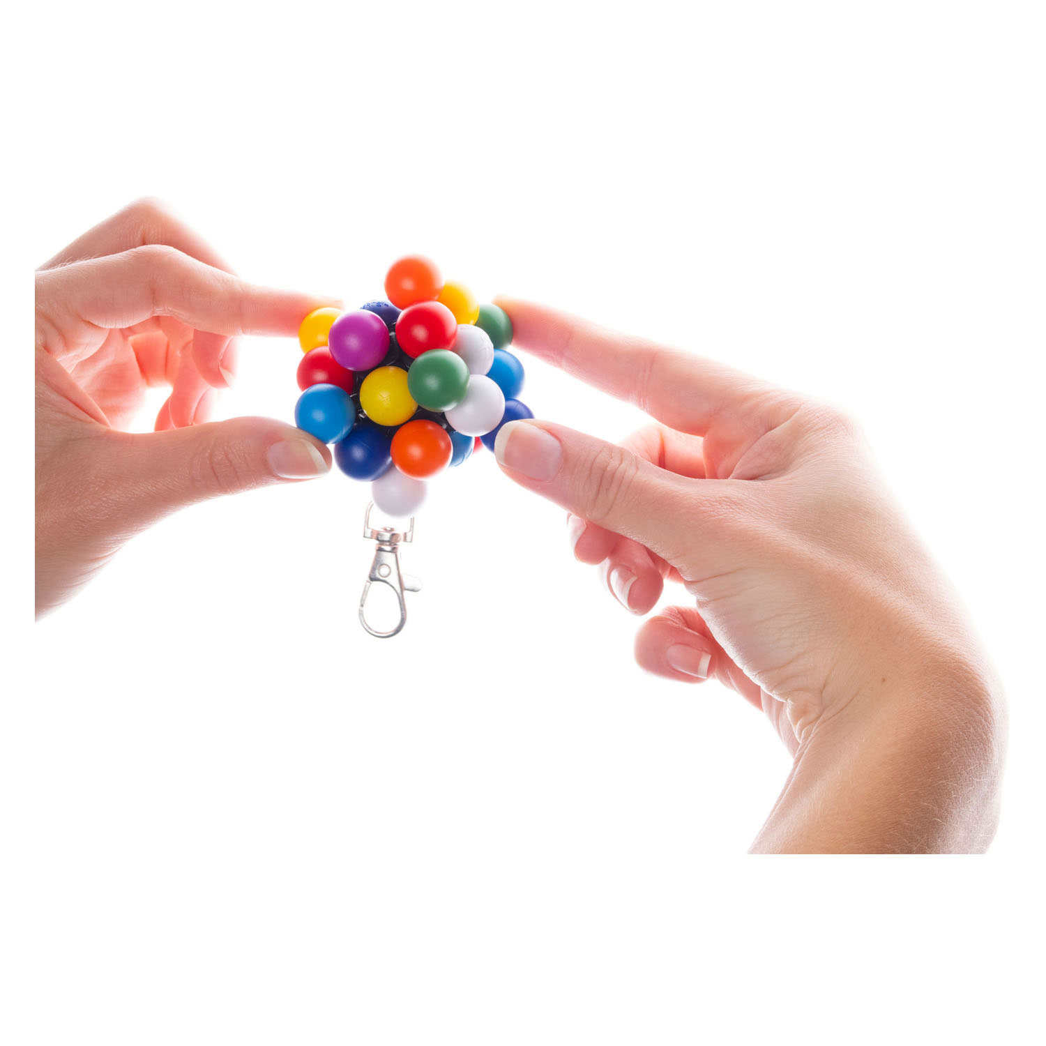 Mini Molecube Puzzelkubus Sleutelhanger