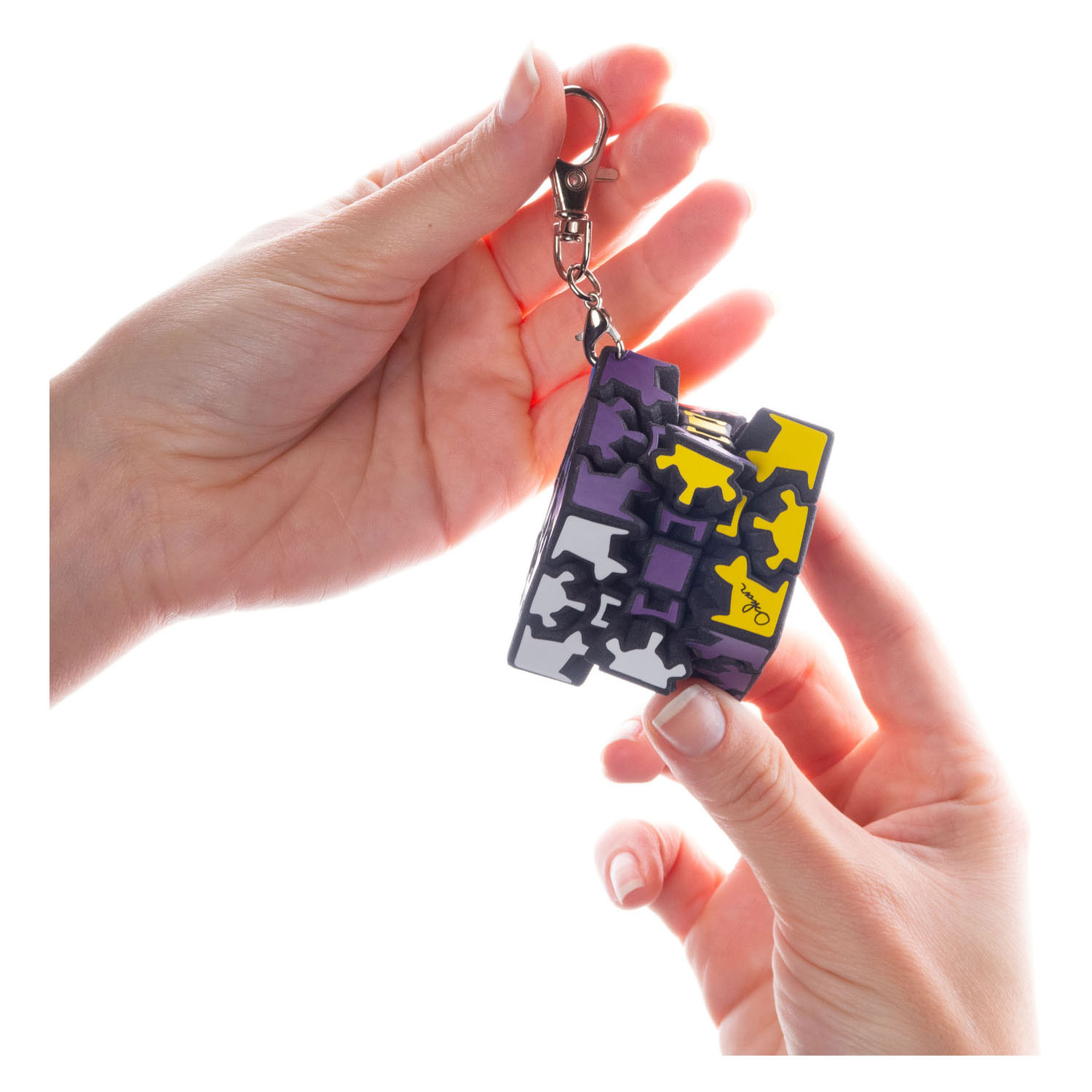 Mini Gear Cube Puzzelkubus Sleutelhanger