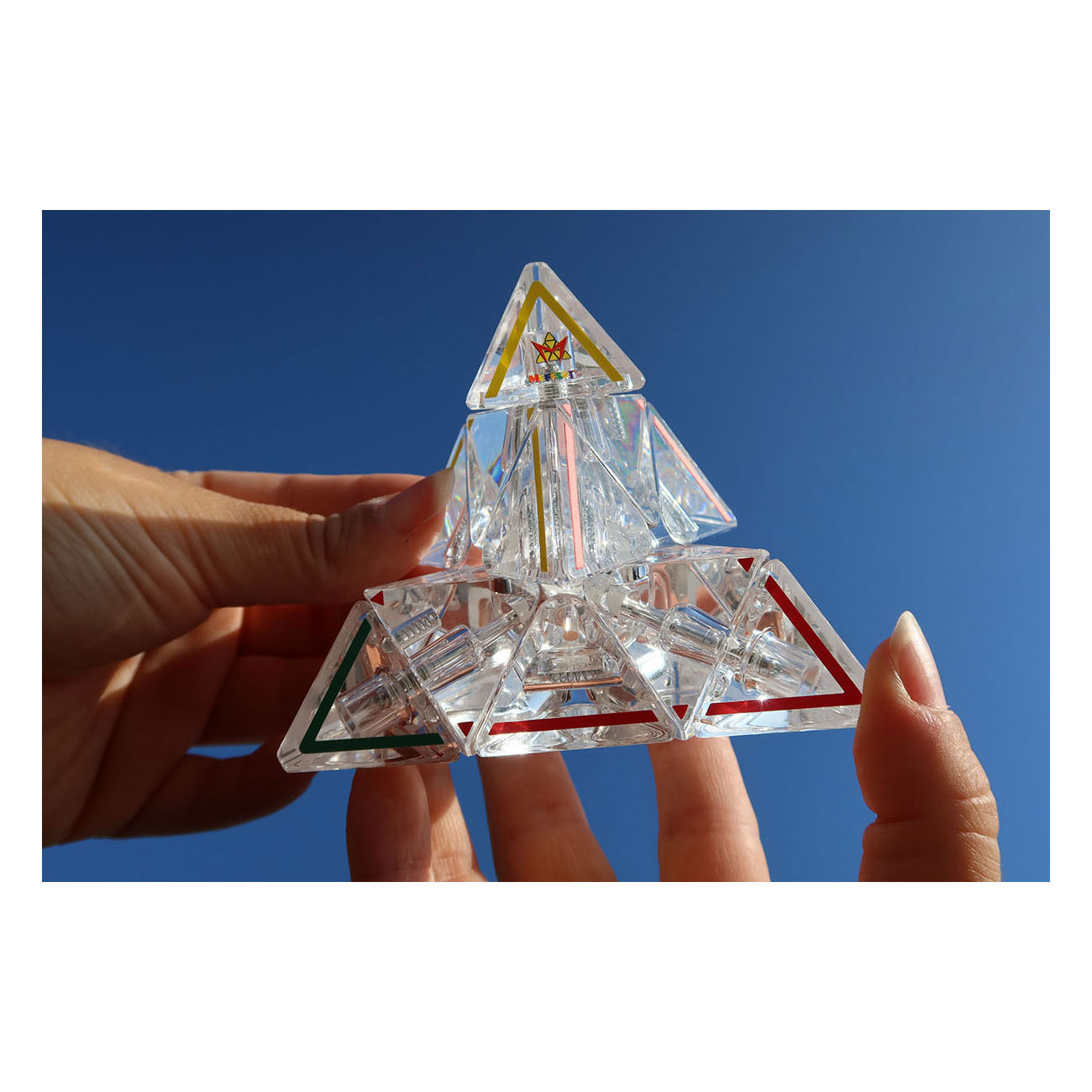 Puzzle casse-tête Pyraminx Crystal LE