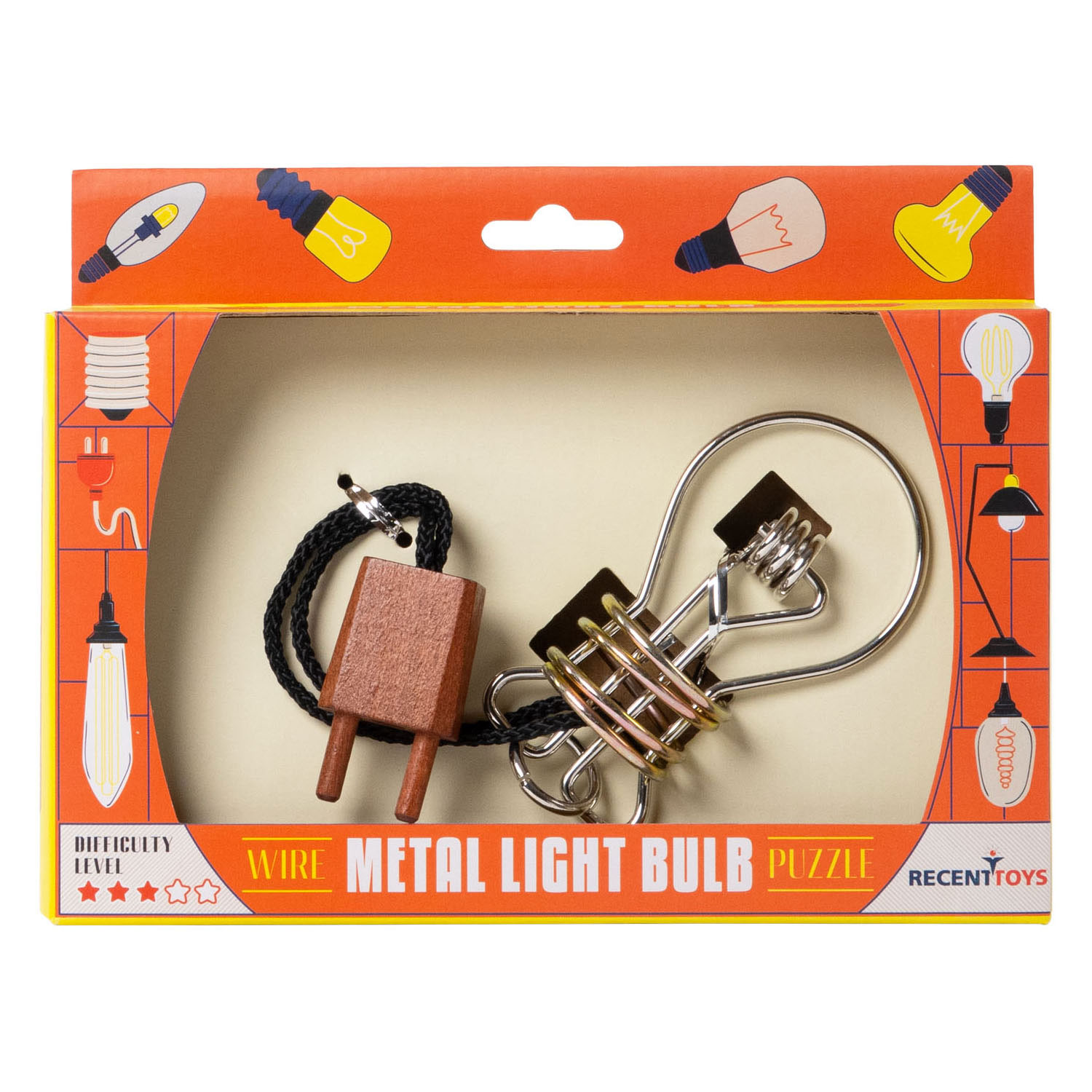 Metal Light Bulb Breinpuzzel