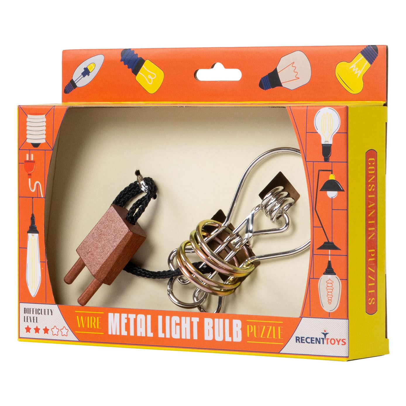 Metal Light Bulb Breinpuzzel