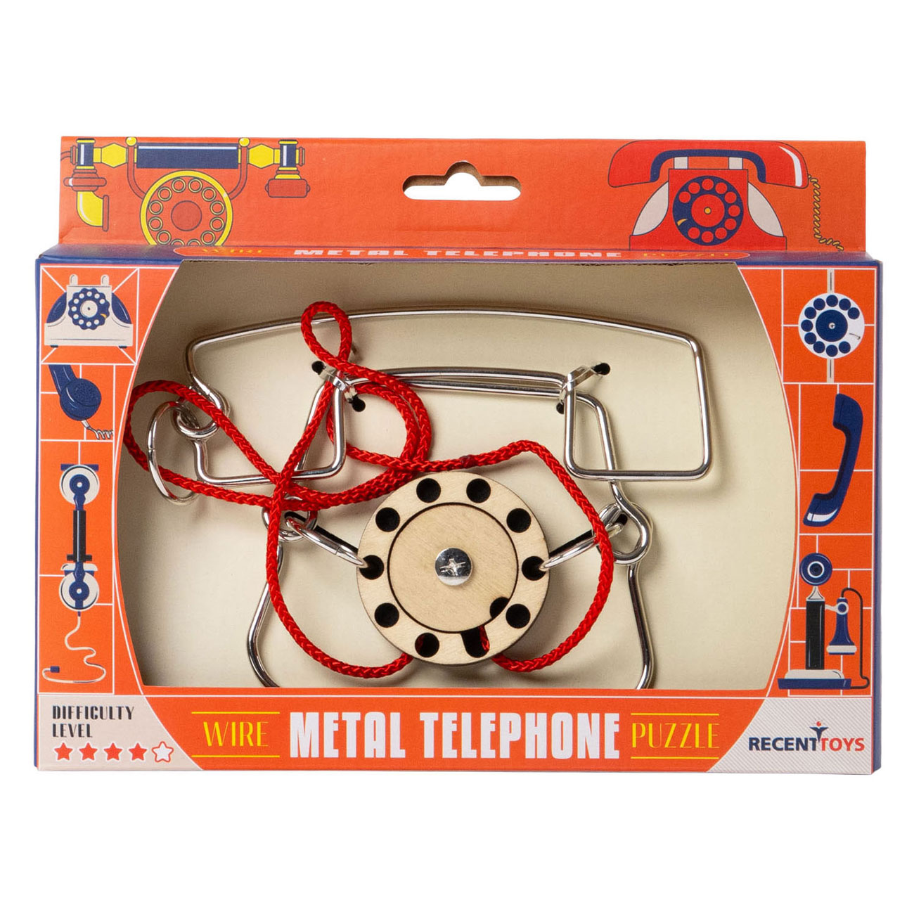 Metal Telephone Breinpuzzel