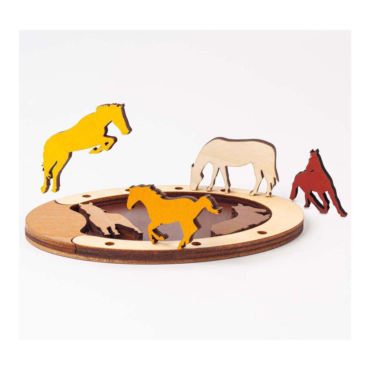 Animaux Chevaux sauvages Puzzle cérébral