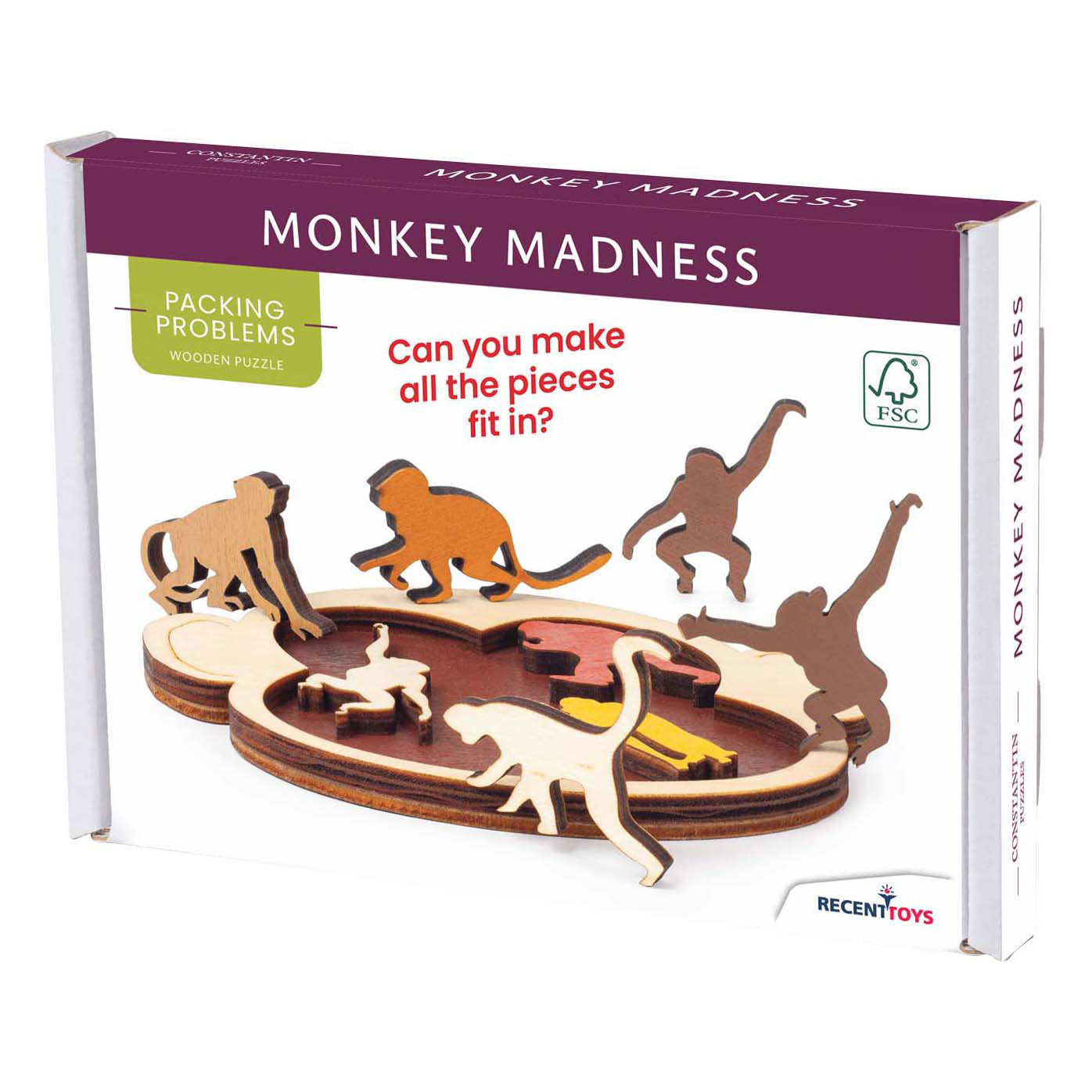 Dieren Monkey Madness Breinpuzzel