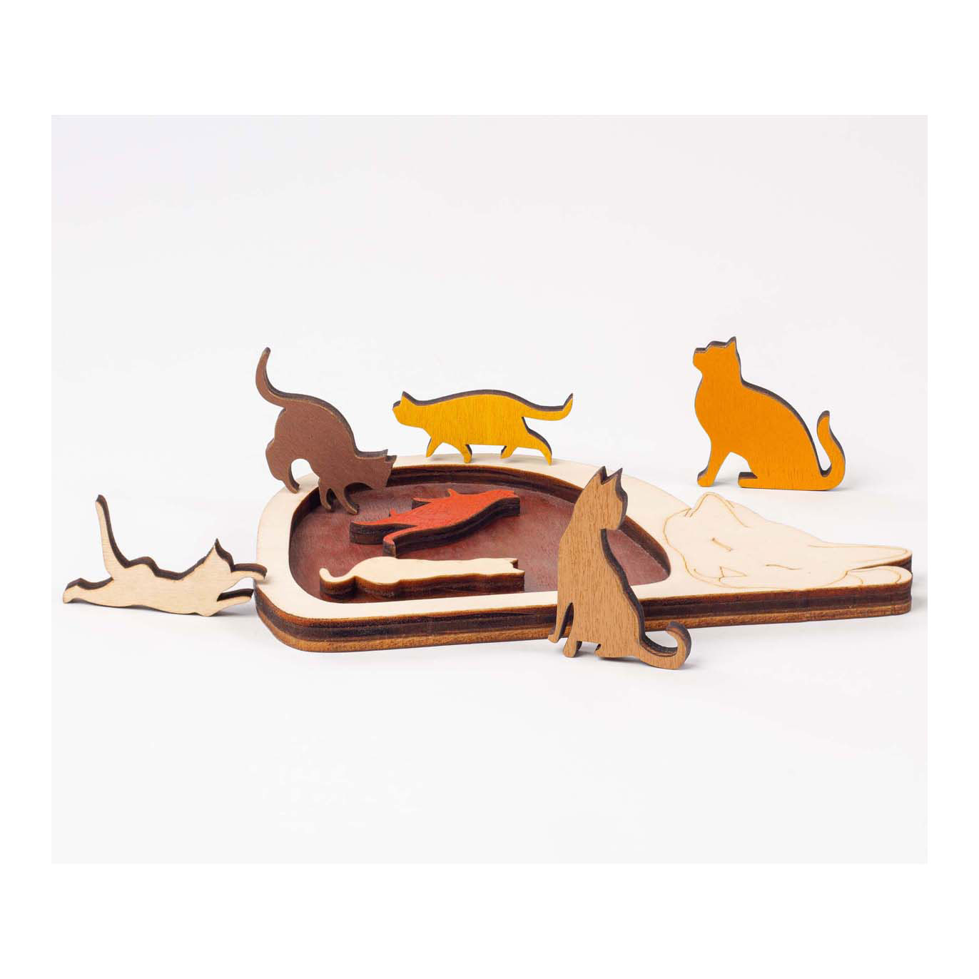 Dieren Cat Basket Breinpuzzel