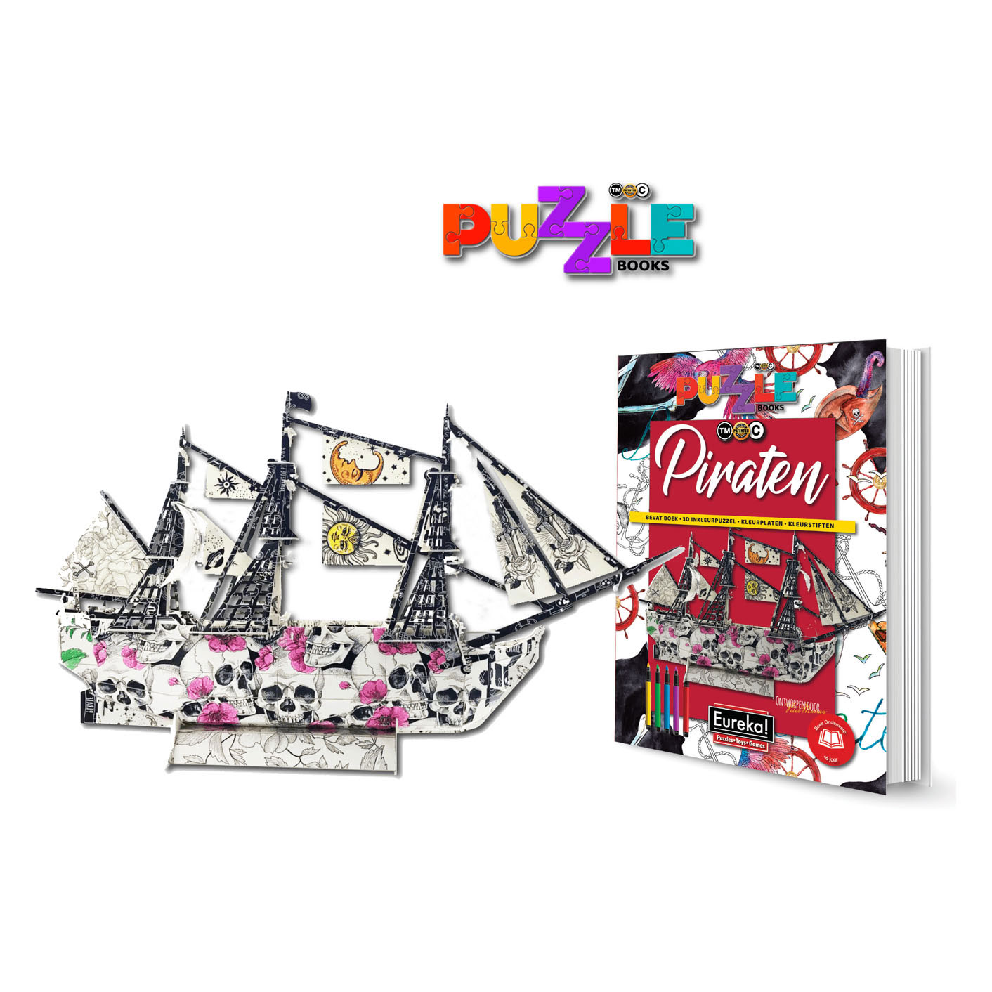 Eureka 3D Puzzel Books - Piraten