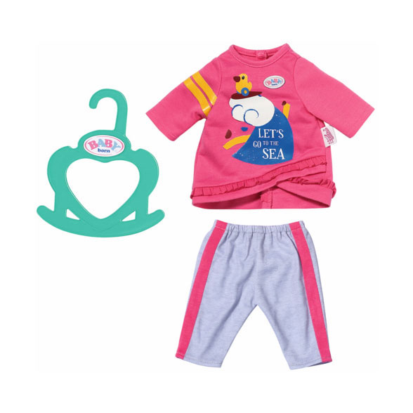 BABY born Little Casual Outfit Roze, 36 cm