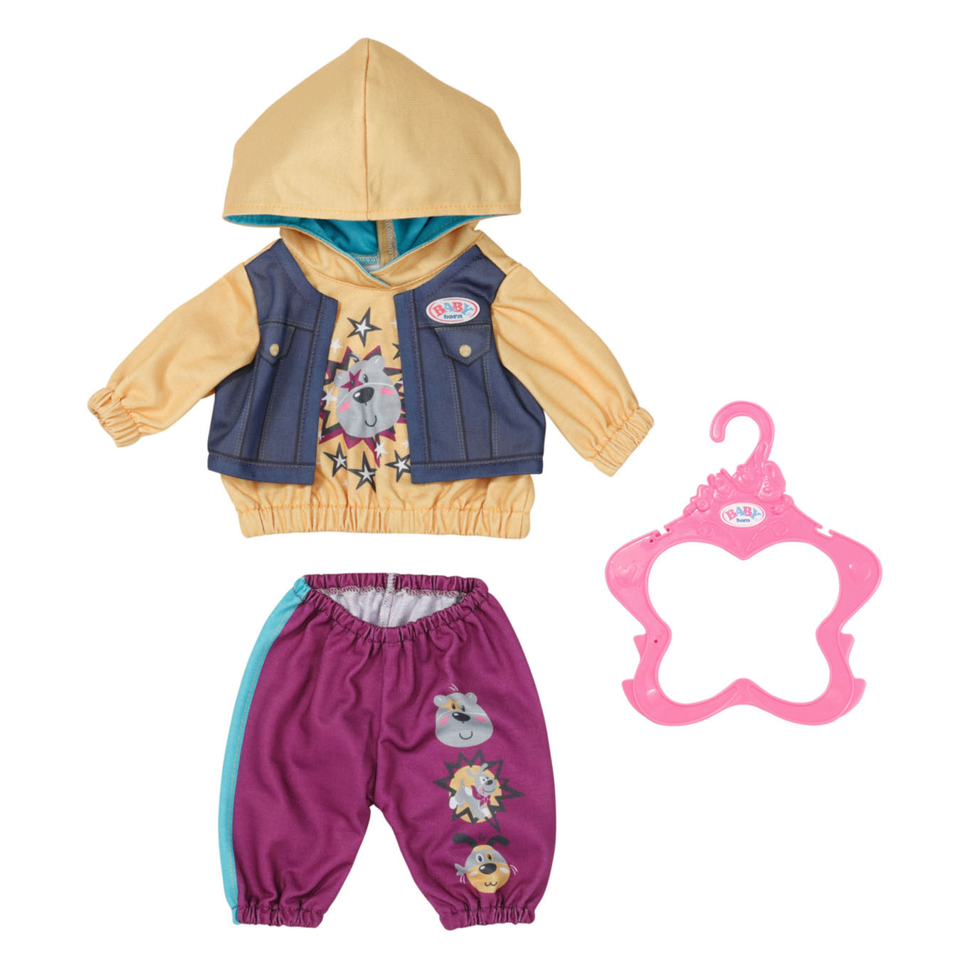 BABY born Outfit with Hoody ,43cm