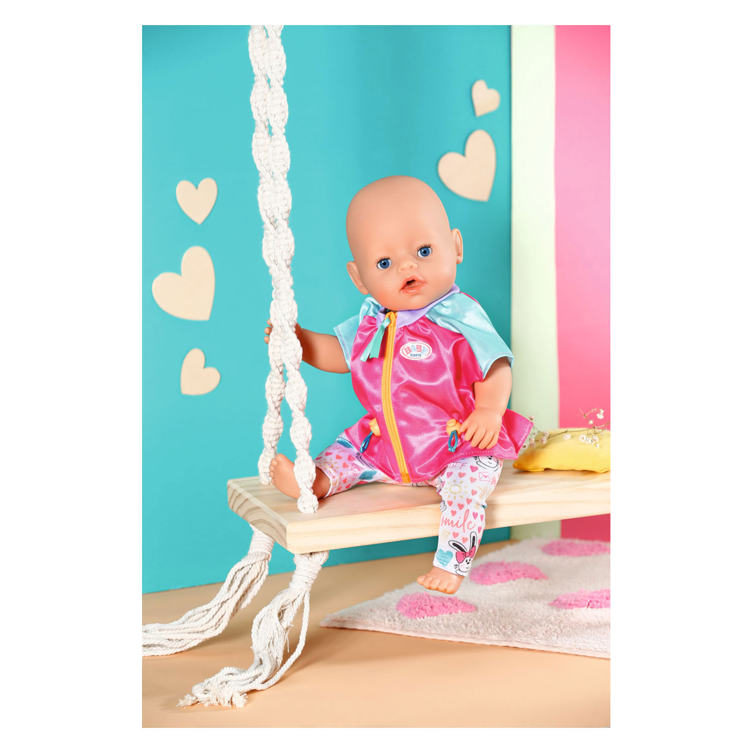 Classificatie Ringlet Eerder BABY born Casual Roze Outfit, 43cm online kopen? | Lobbes Speelgoed