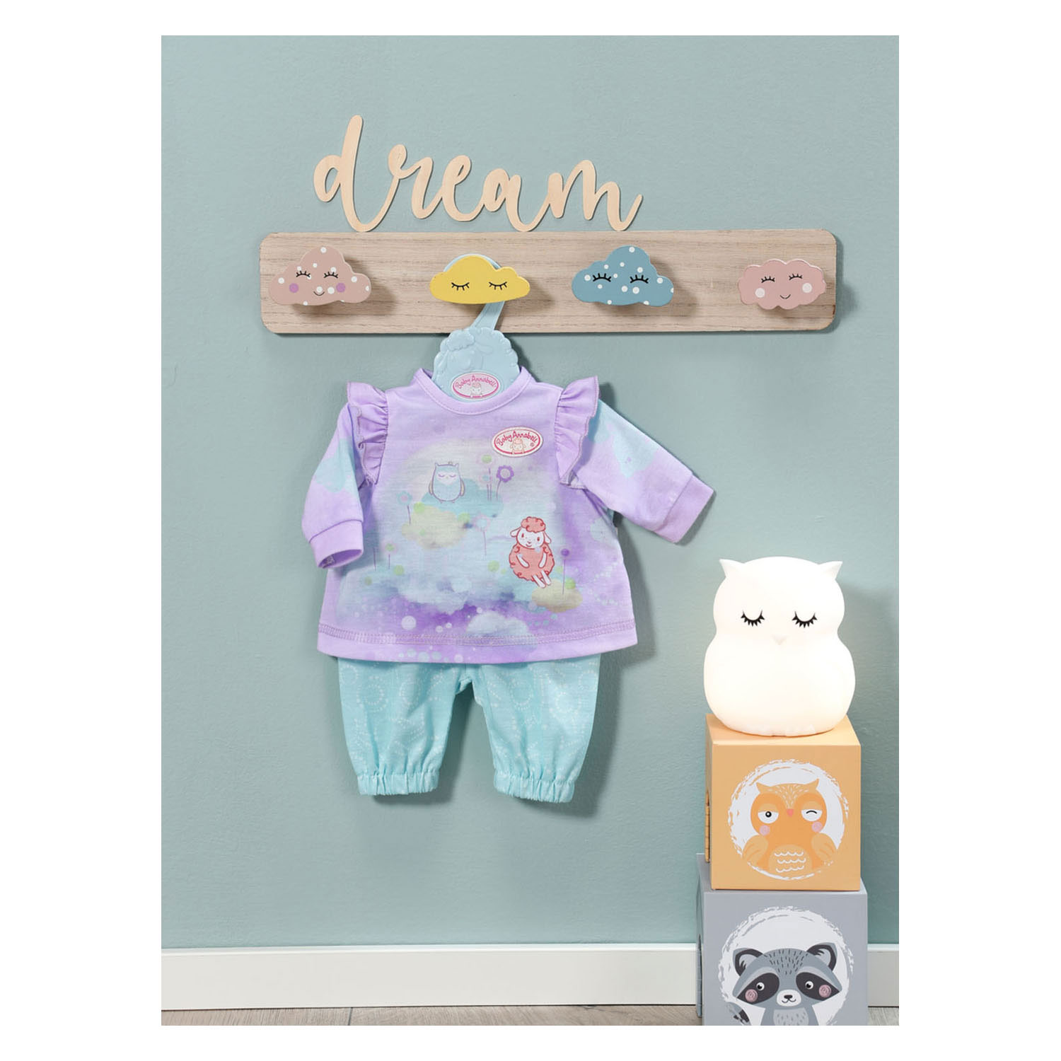 Tenue de poupée Baby Annabell Sweet Dream Sleepwear, 43 cm