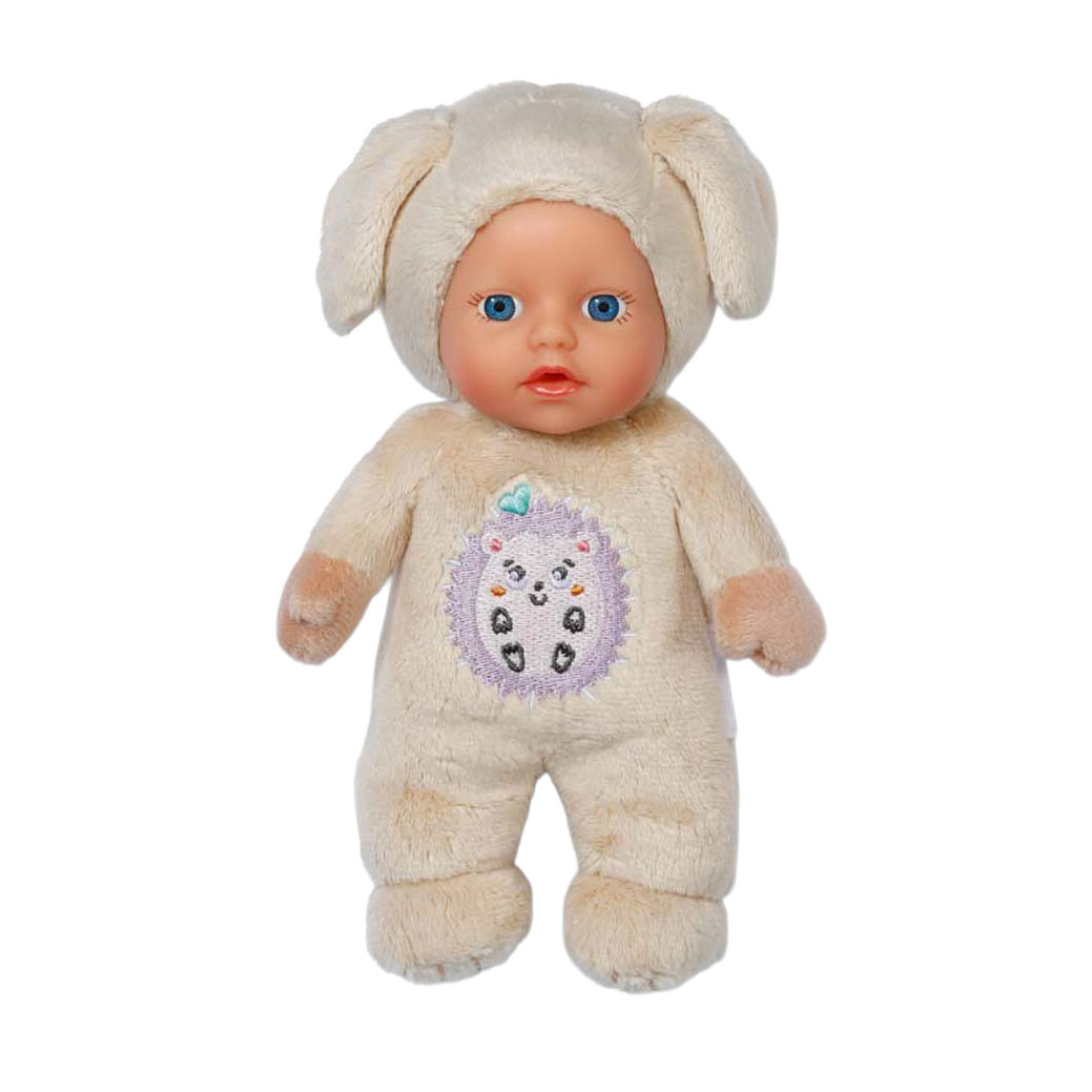 BABY born Pop voor Baby's Cutie Wit Hondje - 18cm