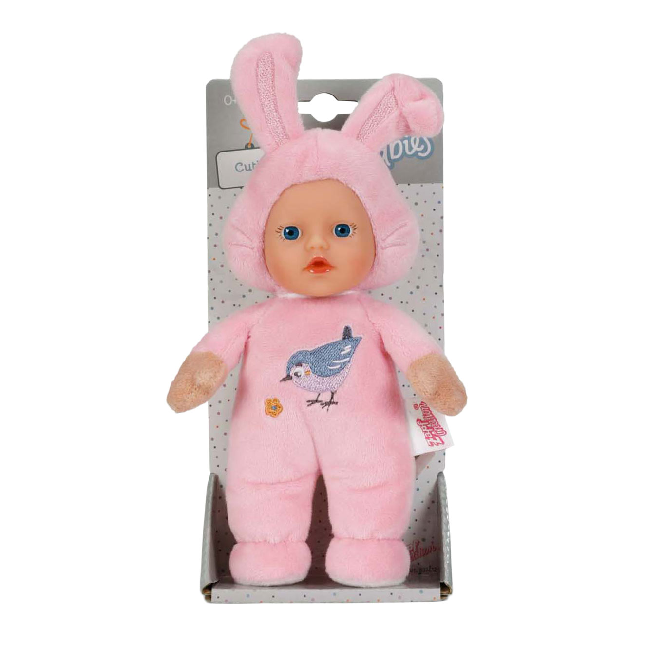 BABY born Puppe für Babys Cutie Pink Rabbit - 18cm